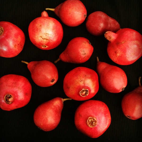 Fall pomegranates and pears from Melissa's Produce