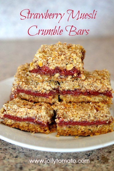 strawberry muesli bars