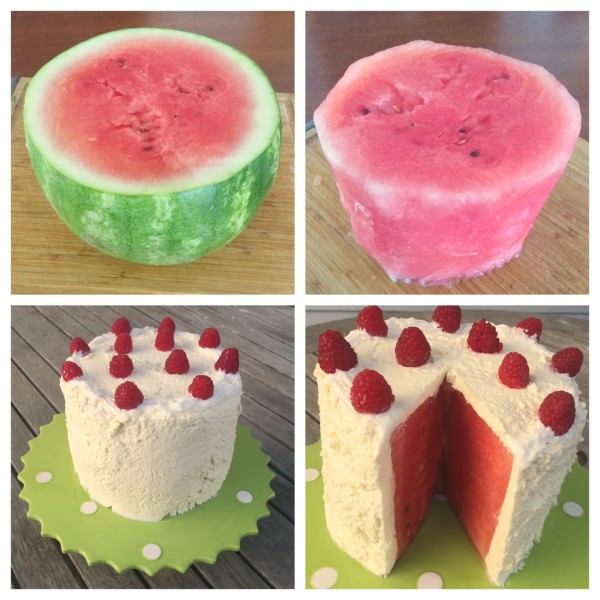 NoBake Summer Watermelon Cake Jolly Tomato